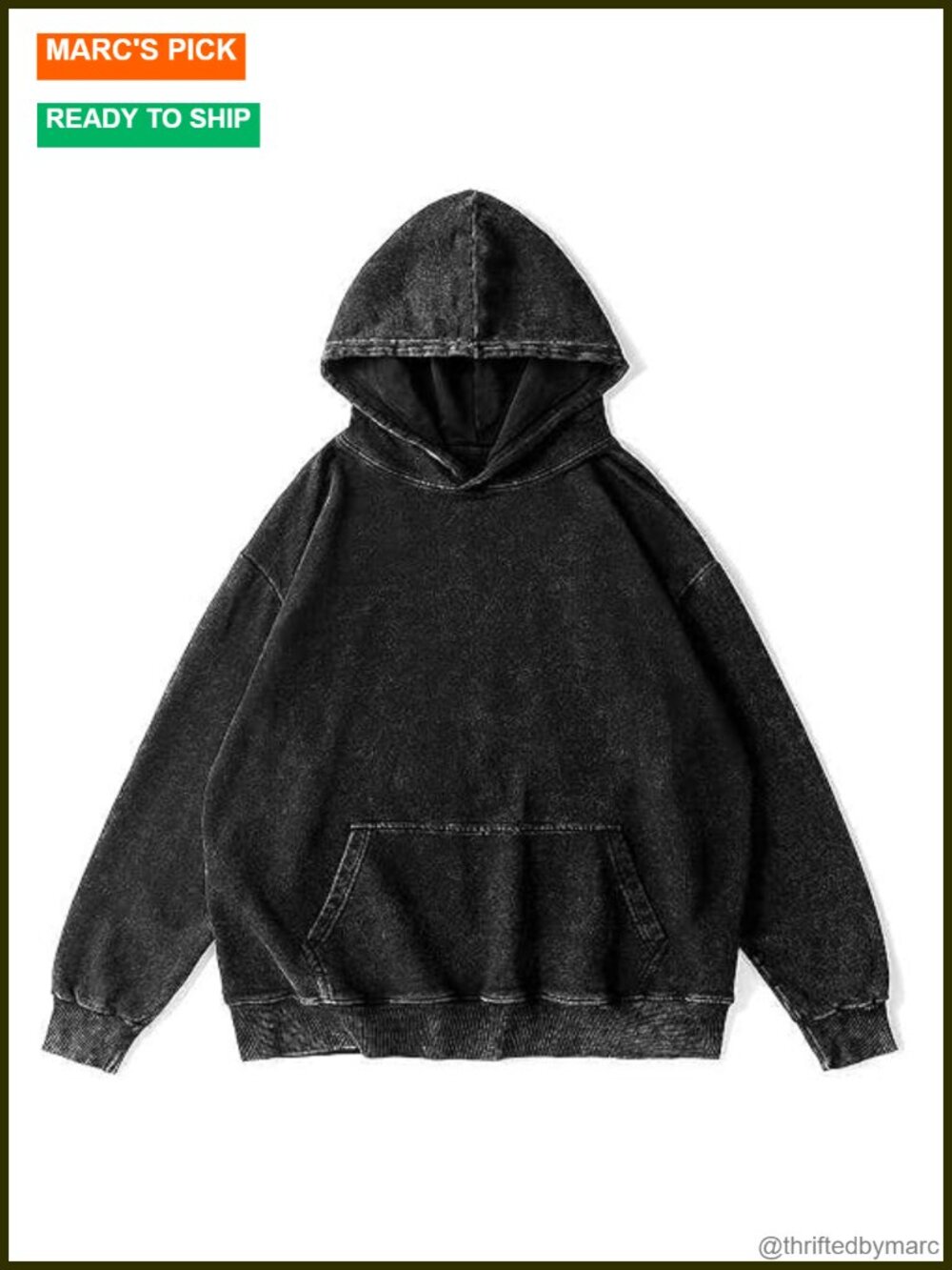Oversized Vintage Hoodie for Women Cotton Loose Fit Baggy Hooded Sweatshirt